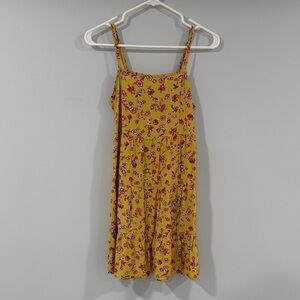 Old Navy Yellow Floral Dress